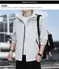 Jaqueta Corta-Vento Impermeável Fujian Goods Masculina Estilo Primavera/Outono Solta Versátil Jovem Gola Alta Top
