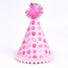Chapéu de Pet Copyright Decoração de Festa de Feriado Adereço de Cabeça Brilhante Estampa de Pata Osso Gato Cachorro Chapéu de Aniversário Adereço para Foto