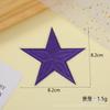 Parches de tela de estrella de cinco puntas suministro transfronterizo Adhesivo Termofusible multicolor accesorios para ropa ropa de entrenamiento militar decoración de gorra venta al por mayor