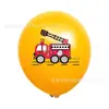 Balões de Alarme de Incêndio Espessos de 12 polegadas Tema Caminhão de Bombeiros Balões de Látex Tema Caminhão de Bombeiros Decoração de Festa Fundo