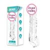 Placer grande y pequeño cañón de acero Maza productos para adultos Conjunto de pene de cristal para hombres anillo divertido mini cañón de acero transparente
