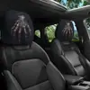 Funda de reposacabezas de coche de terror y divertida, funda de asiento a prueba de polvo, almohada de coche y funda de almohada para el cuello altamente transpirables