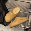 Zapatos Birkenstock de estilo retro de dos vías para mujer, nuevo estilo verano 2026, suela gruesa, zapatillas de punta cerrada, sin cordones, con plataforma oculta, zapatos casuales para uso exterior