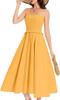 Vestido de verano 2025 para mujer, estilo francés, estilo suave, súper hada, cintura ajustada, vestido largo adelgazante con tirantes