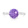Anillo Retorcido de Piedras Preciosas Coloridas de Alta Venta en Transmisión en Vivo para Mujeres, Incrustado con Diamantes de Alto Carbono, Anillo Chapado en Oro, Envío Directo de Una Pieza