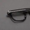 Tianweier Tvr Japón 527 Mismo Estilo Armazones de Gafas de Acetato Gafas de Titanio Puro Montura Carey Lisa Transparente Armazones de Gafas