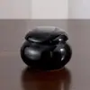 Pequeno mini pote de cerâmica para chá, frasco de creme labial, pote para pomada, pílulas, bálsamo cosmético, armazenamento de pó, pote selado