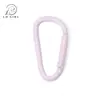 Accesorios de Mosquetón DIY Coloridos Chapados No. 5 Mosquetón de Resorte en Forma de D Clip de Escalada Llavero Clip para Perro Pequeño Regalo