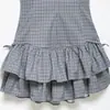 Ropa de Mujer al por Mayor Transfronteriza Estilo Europeo y Americano 2026 Primavera Nuevo Vestido Estilo Chaleco Ajustado Vestido sin Mangas a Cuadros