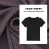 Camiseta de Manga Corta con Cuello en U de Lino Lyocell Tencel Suave para Mujer, Delgada, Adelgazante, Holgada, de Alta Calidad, Color Sólido