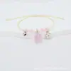Bestseller transfronterizo: flores reales, flores secas, gypsophila, pulseras tejidas hechas a mano, joyería de cerámica de Jingdezhen, estilos de puestos en lugares escénicos