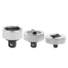 Llave de carraca mini de 3 piezas Palm Thunder, de aleación de aluminio, rápida y ahorradora de mano de obra, mini llave de carraca pequeña portátil