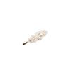 Pinza para el Cabello de Perla para Mujer Pinza para Flequillo Lateral Adorno para la Cabeza Pinza Bb Parte Posterior de la Cabeza Pinza para Acabado de Cabello Roto Pinza de Una Sola Palabra de Gama Alta