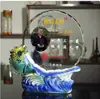 Troféu criativo de alta qualidade medalha criativa cartão de agradecimento de cristal temporada de formatura professor médico souvenir de aposentadoria gloriosa
