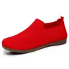 Zapatos para Mujer Temu Zapatos para Mujer Transfronterizos Talla Grande Zapatos Planos Transpirables Zapatos de Tejido Volador Zapatos para Madres de Mediana Edad y Mayores Zapatos Casuales sin Cordones