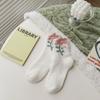 Calcetines de Forro Polar Coral para Mujer, Calcetines de Piso Lindos de Dibujos Animados Estilo Japonés, Calcetines Gruesos Cálidos para Dormir en Casa de Invierno para Maternidad
