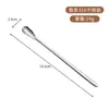 Aço Inoxidável 316 Colher Longa para Mexer Leite em Pó Tempero Palito para Mexer Café Colher de Gelo Estendida Colher para Sobremesa Mel Atacado