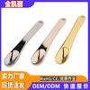 Cuchara Plana Personalizada de 6cm de Venta Caliente Cuchara Metálica Cuchara para Crema para Ojos Crema Facial Cuchara de Belleza
