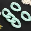 Cadena acrílica 21*30mm accesorios para joyería hecho a mano diy cadena para zapatos bolsa cadena de llaves material de decoración