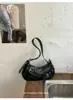 Bolsa de Ombro Baguete Design de Nicho Feminina 2024 Novo Estilo Tendência Versátil Temperamento Bolsa de Mão Alta Aparência Bolsa de Ombro Único