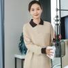 Ropa de trabajo de algodón para limpieza otoño e invierno camiseta de manga larga ropa de tía de limpieza de habitaciones de hotel