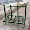 Nuevo Carrito de Empuje Plegable de Ruedas Planas Universales de Cuatro Ruedas Artefacto para Manejo de Piedra Carro para Vidrio