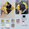 Gorra de Licenciatura Decorada con Flores Kit de Materiales Hecho a Mano DIY Decoración de Tocados de Graduación de Maestría Producto Terminado Infantil Estilo Chino