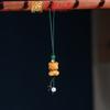Yiming Xianyuan Cadena para Teléfono Móvil Colgante Sándalo Zodiaco Varios Materiales y Estilos Joyería DIY Creativa Accesorios Colgantes