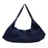 Bolso de mezclilla de gran capacidad, moderno, versátil, retro, para ir al trabajo, tipo tote, multiusos, para llevar bajo el brazo, estilo casual, de hombro o cruzado.