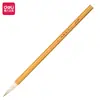 Pincel Deli Baiyun de pelo de cabra, tamaños grande, mediano y pequeño, para estudiantes de primaria y principiantes, adecuado para caligrafía y pintura china, con mango de bambú amarillo