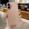 Nova Capa de Celular Ag Fosca Maçã 16Promax Pintura Metálica Iphone16E Suporte Integrado Cobertura Protetora Anti-Queda