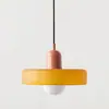 Lámpara Colgante de Restaurante Estilo Minimalista de Mediados de Siglo Vintage Lámpara de Mesita de Noche de Vidrio Creativo Minimalista Nórdico Lámpara de Mesa para Barra de Bar Comedor Hierro
