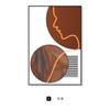 Pintura Decorativa de Entrada de Lujo Ligero Italiano con Forma de Pintura de Luz, Pintura para Pared de Fondo de Sofá, Pintura de Piso Enorme, Murales para Pasillo