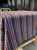 Telas de Estilo Étnico de Yunnan, Cortinas de Estilo Étnico de Lijiang, Manteles Decorativos, Telas de Lino, Fundas para Sofás y Cojines Decorativos