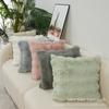 Suministro Directo Transfronterizo Ins Funda de Almohada de Terciopelo Burbuja de Piel de Conejo de un Lado Celebridad de Internet Hogar Almohada para Sofá Cojín de Cabecera Venta al por Mayor