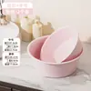 Dormitório Estudantil Banheira de Bebê Bacia para Lavar Roupa Extra Grande Atacado Pia de Cozinha Estampada Bacia para Lavar o Rosto Bacia Espessa de Plástico para Lavar o Rosto