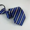 Corbata de Hombre 8cm Formal Nudo Hecho a Mano Sin Nudos Cremallera Camisa de Mujer Negocios Gama Alta Estampada Azul Oscuro Rojo Negro
