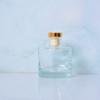 Botella difusora de aroma de vidrio transparente al por mayor en stock, 100 ml, botella difusora espesa sin llama, recambio difusor de fragancia para coche