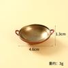 Juguete de Comida Miniatura DIY de Simulación Utensilios de Cocina Olla de Hierro Olla para Estofado Olla de Cocina Casa de Juego de Cocina Accesorios para Juguetes Accesorios de Modelo