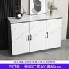 Gabinete de Almacenamiento de Placa de Roca de Madera Maciza Gabinete de Almacenamiento con Protección Solar Gabinete de Entrada a Prueba de Polvo Zapatero de Estilo Nuevo Aparador Gabinete de Balcón de Gran Capacidad