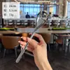 Elegante Cuchara Servidora de Acero Inoxidable 304 con Mango Largo y Colador para Restaurantes de Buffet, Comedores Comunitarios y Ventas al Por Mayor