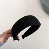 Diadema de Lana Texturizada Esponjosa de Ala Ancha para Mujer Otoño e Invierno, Diadema Retro Simple de Presión para el Cabello de Corona Alta, Pinza para el Cabello Versátil