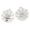 24 Estilos de Colgantes Serie Halloween Plata Antigua Accesorios de Joyería de Aleación Vintage DIY Colgantes para Collares Venta Caliente Transfronteriza