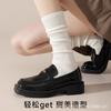 Calcetines de lana holgados para mujer, calcetines para la pantorrilla de otoño e invierno, nuevo estilo 2025, combinados con zapatos Birkenstock, calcetines largos y hasta la pantorrilla, Serie Miu