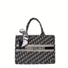 Bolso Tote Bordado Estampado de Moda para Mujer 2026 Nuevo Bolso de Mano Casual para Viajar Bolso de Hombro de Gran Capacidad para Mujer