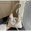 Mochila de Gran Capacidad con Dibujo de Gato Transfronterizo para Mujer 2026 Estilo Nuevo de Principios de Primavera Bolso de Hombro Cruzado Tote