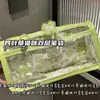 Estojo de Lápis Transparente Série Dupla Combinação Jumuzhen, Estojo de Lápis de Armazenamento de Material Escolar de Alta Qualidade para Estudantes de Grande Capacidade