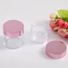 Frascos Vazios Recarregáveis Tipo Pump para Viagem 15g 30g 50g Frascos para Creme Frascos para Creme Facial Pet Frascos de Embalagem Cosmética