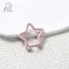 Tinta spray pendurada estrela de cinco pontas argola de mola fecho de cachorro fecho de joia fecho de mola bolsa DIY chaveiro acessórios de joia
