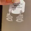 Brincos de Prata Leve Luxo Grade de Zircônia Cavalo de Troia Unicórnio Estilo Minimalista Personalidade Criativa Nicho Único Brincos de Alta Qualidade